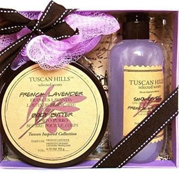 Tuscan Hills French Lavender 3 Piece Gift Set Body - Picture 1 of 2